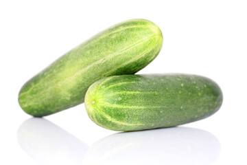 cucumber isolated on white
