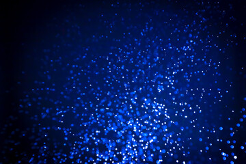 Fototapeta premium Beautiful abstract blue bokeh