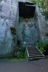 千葉鋸山の百尺観音