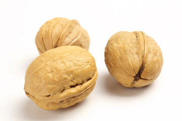 walnut isolated on white background