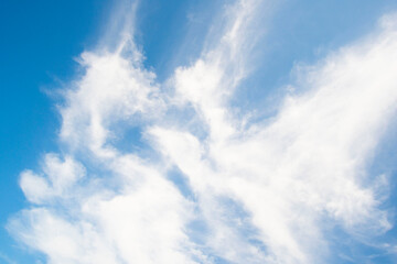 blue sky with clouds