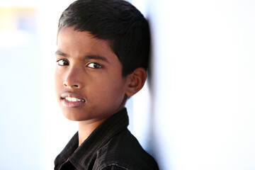 portrait of a Indian boy	
