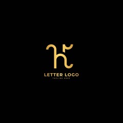 Fototapeta na wymiar Letter K. Elegant logotype vector. Minimalist concept