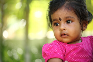 portrait of a little girl