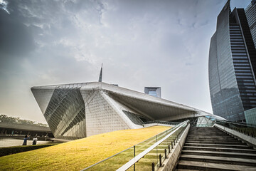 Guangzhou Opera House is a Chinese opera house in Guangzhou,in the new city of Pearl River, the...