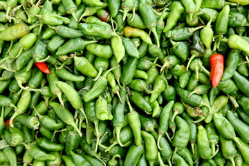 green chili peppers