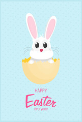 Vector illustration Easter in flat style