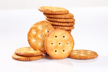 cookies on a white background