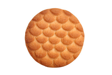 Milk Biscuits On White Background