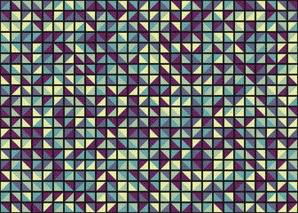 Fototapeta premium Abstract Geometric Pattern generative computational art illustration