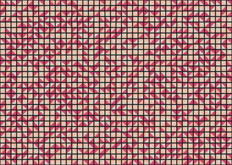 Abstract Geometric Pattern generative computational art illustration