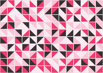 Fototapeta premium Abstract Geometric Pattern generative computational art illustration