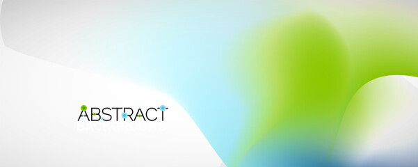 Fluid color gradient abstract background, trendy colorful wallpaper. Vector illustration for placards, brochures, posters, banners and covers