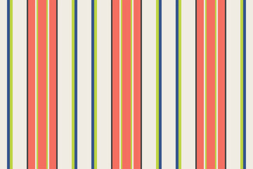 Stripes vector seamless pattern. Striped background of colorful lines. Print for interior design, fabric.