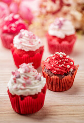 Cupcakes for Valentine's Day