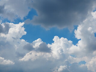 Naklejka na ściany i meble apart of cloud on blue sky 35