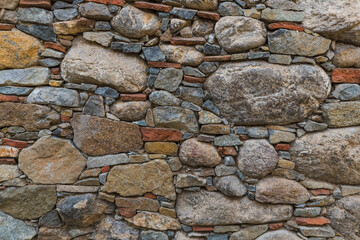 Stones wall background