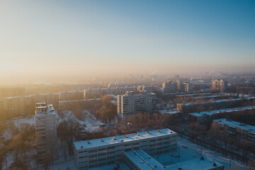 Samara city aerial