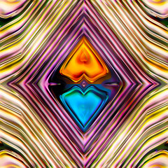 Fototapeta premium Seamless texture of abstract bright shiny colorful