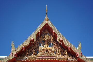 Fototapeta premium thai temple roof