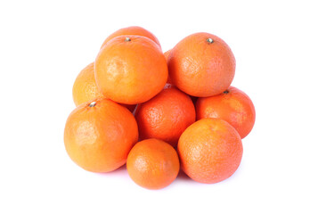 Tropical ripe fruits. Isolated object on white background