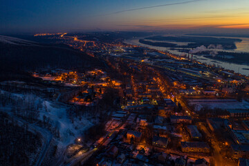 Aerial city view