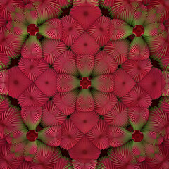 A bizarre 3D fractal pattern with a decorative recursion structure.