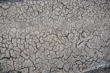Cracks in the ground