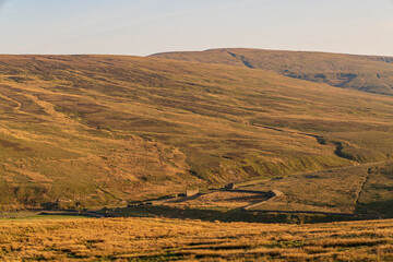 Obraz premium Yorkshire Dales landscape between Birkdale and Keld, North Yorkshire, England, UK