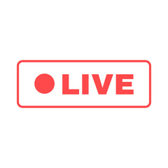 Social live stream silhouette icon