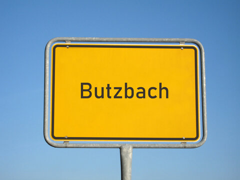 Ortsschild Butzbach