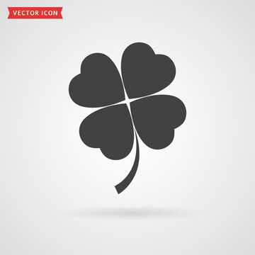 Lucky shamrock icon.