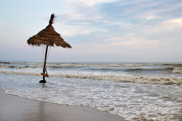 surfer on the beach
