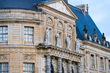 Facade du château de Vaux-le-Victomte
