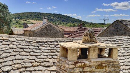 La Couvertoirade sur le plateau du Larzac