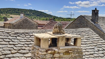 La Couvertoirade sur le plateau du Larzac