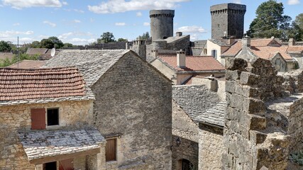La Couvertoirade sur le plateau du Larzac