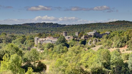 La Couvertoirade sur le plateau du Larzac