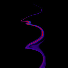 Liquid digital art background with black colors and abstract shapes in dynamic composition. Surreal smoke and marble elements