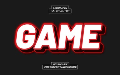Game Text Style Effect