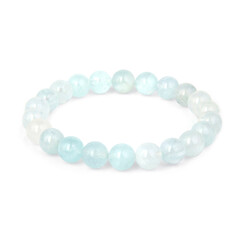 Stone bracelet isolated on white