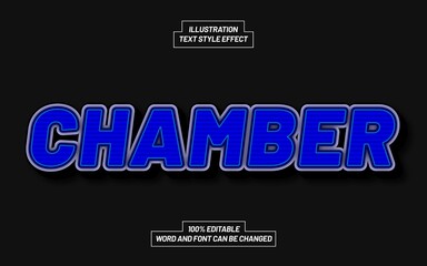 Chamber 3D Bold Text Style Effect