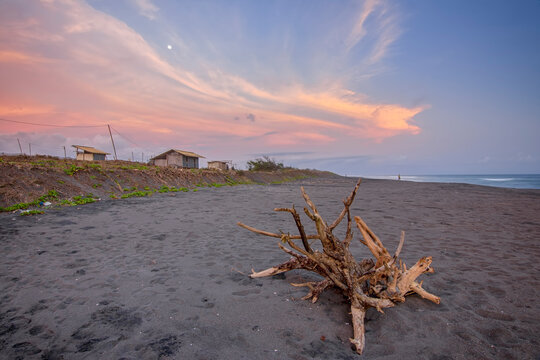 beach at sunset