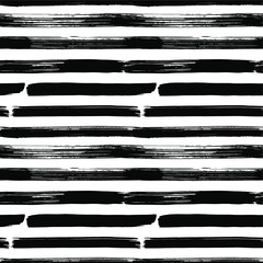 Sketchy Seamless Brush Lines Pattern - 406653267