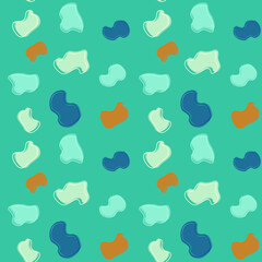 Colorful texture pattern on blue background