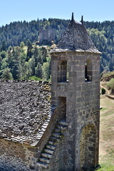 Gorges de la Truyère et ruines du château d'Alleuze