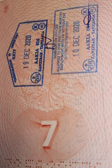 Zanzibar Tanzania visa on passport