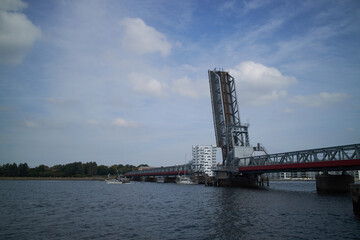 Obraz premium open bridge city landscape in denmark
