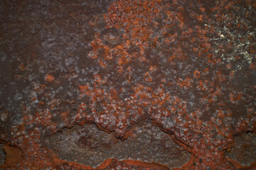 aged rustic rust-eaten material