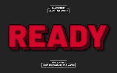 Ready Text Effect Style